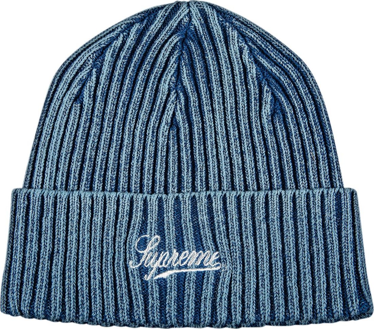 Supreme Bleached Rib Beanie 'Navy' – SoldOutInstantly